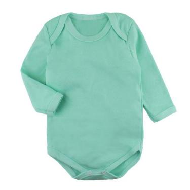 Imagem de Kit 10 Body Bebê Manga Longa Liso Suedine Roupa Bebê Atacado - Koala B