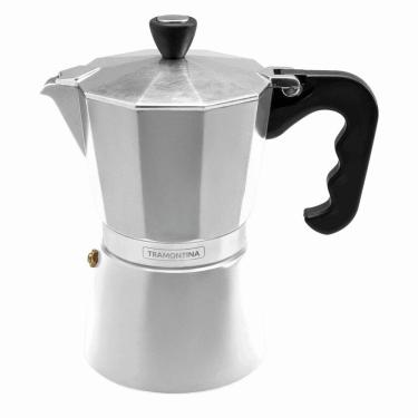 Imagem de Cafeteira Expresso Italiana Tramontina Em Alumínio Com Cabo Em Nylon 320ml 61768010