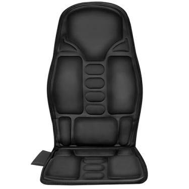 Imagem de comrelax Almofada de massagem para cadeira com calor, almofada de massagem