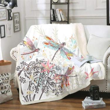 Imagem de Cobertor Feelyou Dragonfly Fleece Sherpa 150x200cm