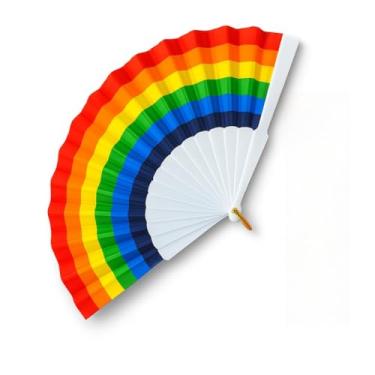 Imagem de Leque De Mão Grande Kung Fu Tai Chi Apresentação Dança(LBGTQ+)