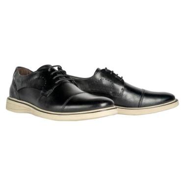 Imagem de Sapato Masculino Democrata Metropolitan Bay Preto, Preto, 41