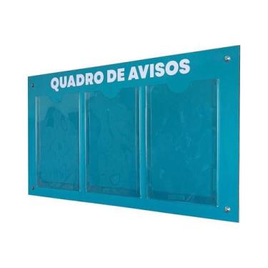 Imagem de Quadro Aviso Gestão Á Vista Informativo Mural Recados Lembrete Organiz