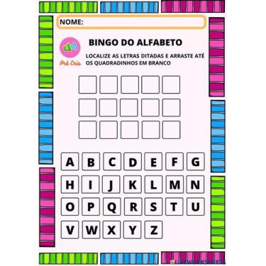 Imagem de Bingo do alfabeto - Big boy 