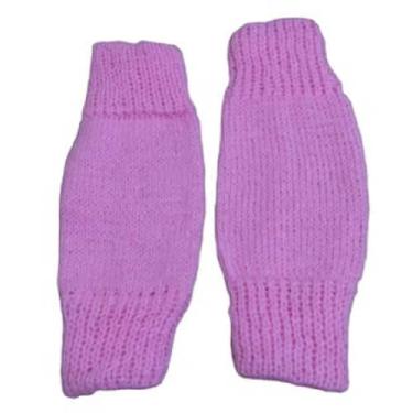 Imagem de Polaina em Lã Infantil (rosa) - Artesanato, 6 a 7 anos