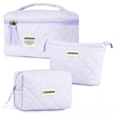 Imagem de Bolsa de maquiagem Lodmemo, conjunto de 3 peças, bolsa de higiene de a