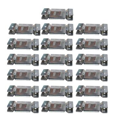 Imagem de 19 Pares de Conector de Encaixe para Móveis Sofá Cabeceira Painel Zincado G59