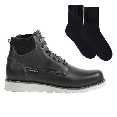 Imagem de Kit Bota Ferracini Fielder Firenzi Masculina + Par de Meia