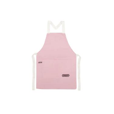 Imagem de Avental Infantil Rosa Alça Algodao Cru Cozinha Artes 1un