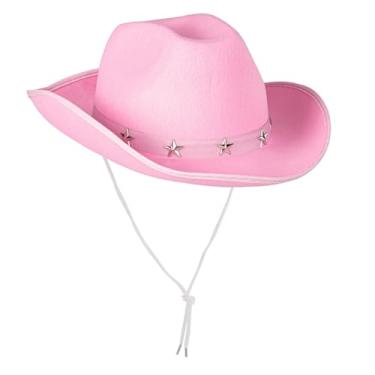 Imagem de Zodaca Chapéu de Cowboy de Feltro para Mulheres e Homens, rosa, tamanho �nico