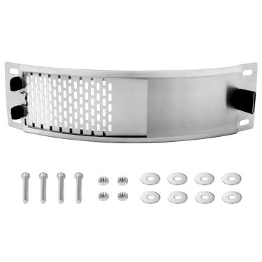 Imagem de KAMaster Substituição de porta de aço inoxidável para grelha XL BigGreen Egg Grill, com ferragens de montagem | Ventilação inferior ajustável com malha resistente, acessórios de grelha compatíveis