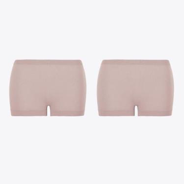 Imagem de Kit 2 Calcinhas Boxer Sem Costura Lupo 40905-001, Nude, M