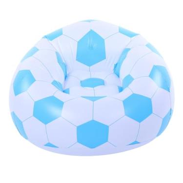 Imagem de Zerodis Cadeira Inflável Com Design Ergonômico, Espreguiçadeira Portátil para Acampamento Ao Ar Livre, Festa na Piscina na Praia, Cadeira de Ar Dobrável para Decoração de Quarto de