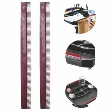 Imagem de Pente Para Mechas Car Mega Hair Cereja 2 unidades - Dompel, Preto