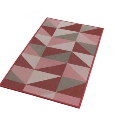 Imagem de Tapete Porta, Kit com 5 Tapetes Capacho de Porta, Estampas Variadas, Jacquard Antiderrapante, Decorativo(65x35cm)(Modelos Variados,5 (cinco) Tapetes de Porta)