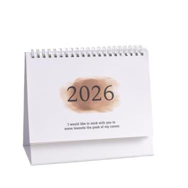 Imagem de Calendário Acadêmico 2025-2026, Calendário de Mesa com Papel Grosso, Calendário de Mesa 2025/2026 (coffee)