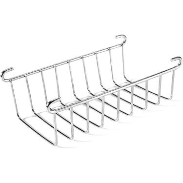 Imagem de Silver 8 Furos Ferramenta de Aço Inoxidável Torrada Grelha de Refrigeração Grelha Retangular Air Fryer Acessórios Organizador Seguro Saudável Aço Inoxidável Torradeira Ferramentas de Cozimento