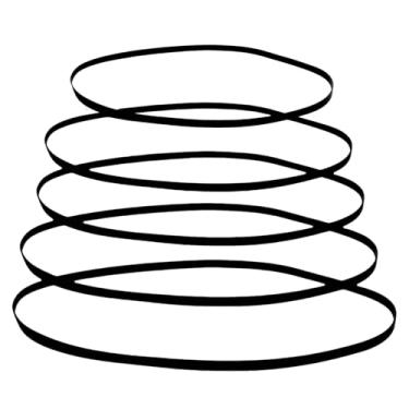 Imagem de KOMITASUI Cinto de reposição para toca-discos, 5 tamanhos de comprimento dobrado 128, 150, 172, 190, 205 mm para cinto de toca-discos Technics Pioneer etc