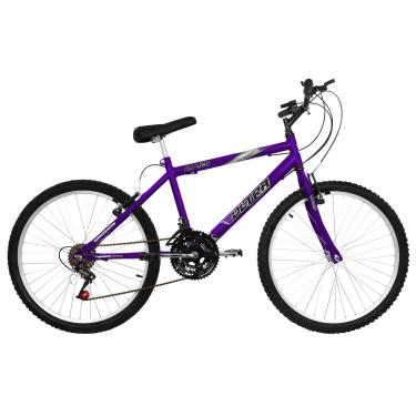 Imagem de Bicicleta de Passeio Ultra Bikes Esporte Aro 24 Reforçada Freio V-Brake – 18 Marchas Lilás