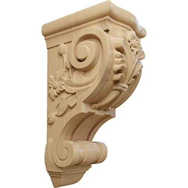 Imagem de Ekena Millwork Cor06X07X14FLCH 15,7 cm L x 19,5 cm P x 35,7 cm A Grande Corbel, Floral Cereja