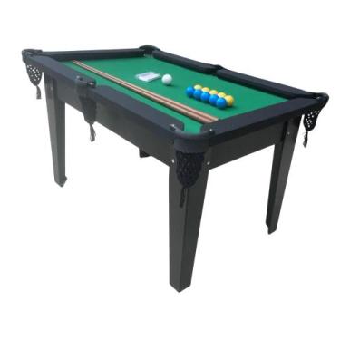 Imagem de Mesa Sinuca/Bilhar Juvenil kit Completo Bolas + 2 Tacos +giz - Naciona