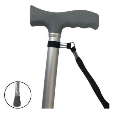 Imagem de Bengala Tipo T Regulável Alumínio Hidrolight