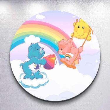 Imagem de Painel Decoração Infantil Redondo Ursinhos Fofinhos Capas De Festa Est