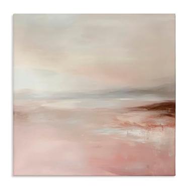 Imagem de Stupell Industries Muted Landscape Pink Tides Canvas Wall Art, design by Petal Prints Design, 17 x 17