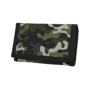 Imagem de Carteira masculina dobrável premium, minimalista, bolso frontal, capacidade para vários cartões, melhor presente para viagens e uso diário