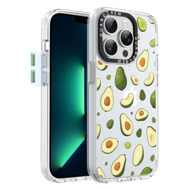 Imagem de GuardCrew Capa para iPhone 13 Pro, [proteção contra quedas de grau militar de 3,8 m à prova de colisão] [antiamarelamento e antidescasca] capa de telefone fina à prova de choque transparente de TPU