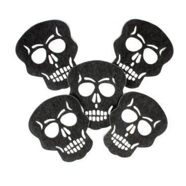 Imagem de Caveira De Diamante Preto Halloween Abrakadabra Fantasias, Unica, U
