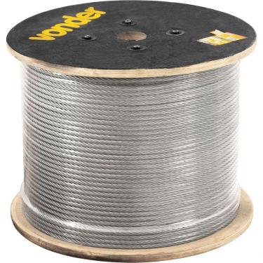 Imagem de Cabo De Aço Af 3-8" Alma De Fibra 6x25f Galv Com 100m Vonder