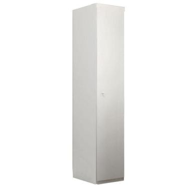 Imagem de Guarda Roupa Infantil Eloisa 1 Porta Branco Brilho - Phoenix Baby