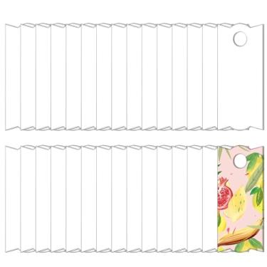 Imagem de 30 peças de placa dura de sublimação para placas de nome, ideal para tampas de copo de 1,134 g, cartões MDF para fácil personalização