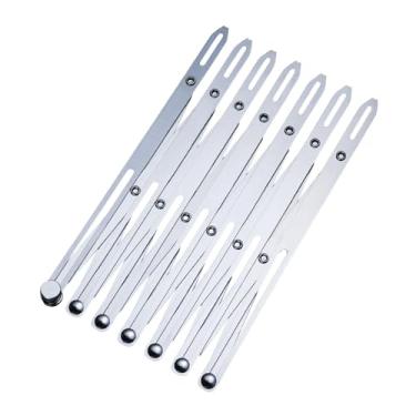 Imagem de shamjina Régua de costura expansível, guia para artesanato, divisor de espaço igual para casas de botão, acessórios para cortinas DIY, Cabeça Longa de 7