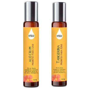 Imagem de Óleos Essenciais Prontos Alecrim E Tangerina Roll On 10Ml