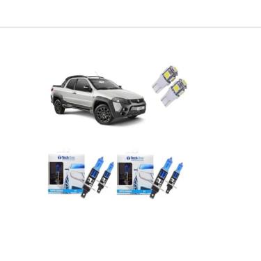 Imagem de Fiat Strada Adventure Kit Super Branca H1 Farol Baixo/Alto
