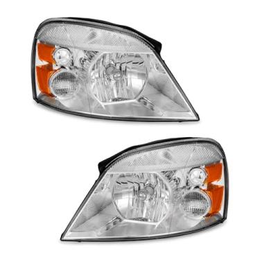 Imagem de Serve para Ford Freestar Chrome Mercury Monterey Farol de halogênio 04-07 2004 2006 2007 Faróis do lado do motorista e do passageiro (lâmpadas não incluídas)
