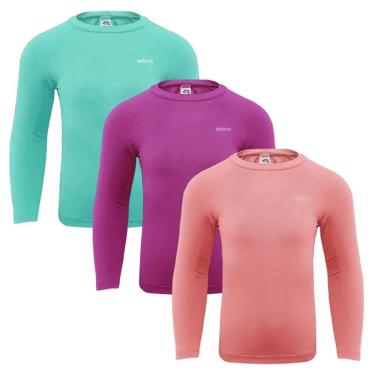 Imagem de Kit 3 Camisas Térmicas Selene Proteção UV50+ Infantil