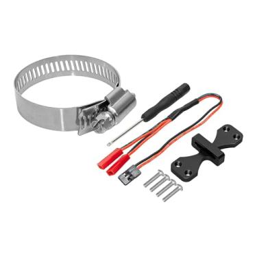 Imagem de menolana Base de resfriamento com ventoinha para motor RC, ajustável, componentes de dissipação de calor para motores RC de 40 a 50 mm (tamanho de motor, Preto