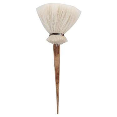 Imagem de Acouto Escova Média para Limpeza de Cerâmica - Ferramenta de Reabastecimento de água Em Cerâmica de Argila para Espanar, Modelar e Modelar - Escova de lã Com Cabo de Bambu para Artesanato Em (lã)