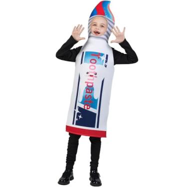 Imagem de DSplay Fantasia de pasta de dente infantil cosplay divertida para meninas e meninos (8-14 anos)