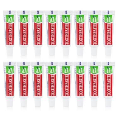 Imagem de Pasta de dente 30 tubos de tamanho de viagem a granel, descartável, mini menta, compacta, tamanho pequeno, pasta de dente essencial para férias, hotel, abrigo, casa de repouso, caridade, acampamento