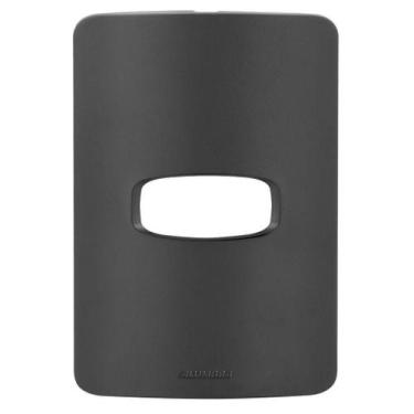 Imagem de Placa 1 Módulo 4X2 - Alumbra Gracia Black Maxx - Gbmx036