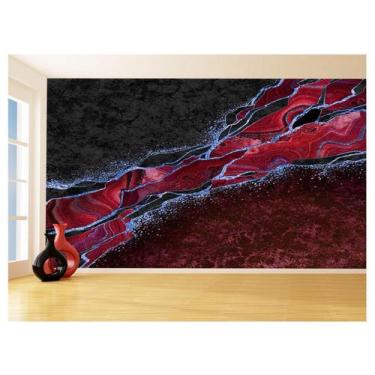 Imagem de Papel De Parede 3D Estilo Marmore Tintas Cores 3,5M Mbr148 - Você Deco