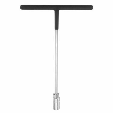 Imagem de HARFINGTON Chave de soquete em T 14 mm de aço de carbono métrico de 6 pontos hexagonais hexagonais em forma de T com alça antiderrapante para reparo de motocicleta, veículo, carro, bicicleta