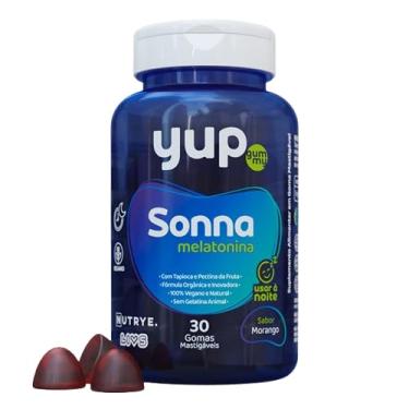 Imagem de Yup Gummy Sonna: Gomas de Melatonina para o Sono – Sabor Morango – Fórmula 100% Natural e Vegana – Sem Glúten e Lactose – Ajuda a Regular o Sono – 30 Gomas – Nutrye