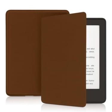 Imagem de Capa Compatível Kindle Paperwhite 12ª Geração 7 Polegadas – Função Liga/Desliga - Fechamento Magnético - Sistema de Hibernação modelo Novo: (SA569P e SA568B) (Marrom)