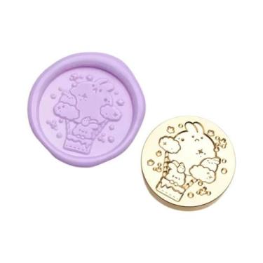 Imagem de Carimbo De Cera De Animais Fofos Para Cartões, Envelopes, Convites De 