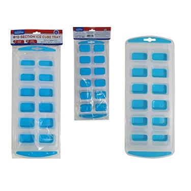 Imagem de Bandeja de gelo de silicone com 12 seções (1 bandeja) A cor pode variar